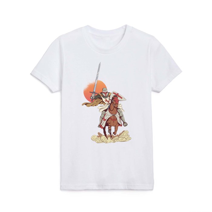 Templar Knight  Kids T Shirt