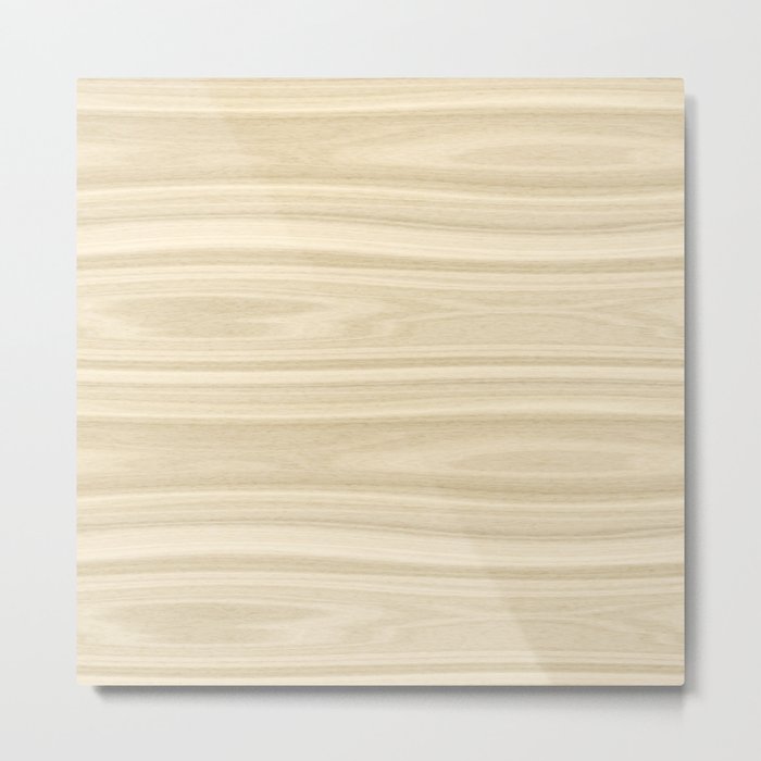 Maple Wood Texture Metal Print