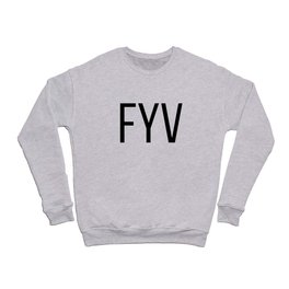 FYV Fayetteville Arkansas Airport Code Lists FYV Crewneck Sweatshirt