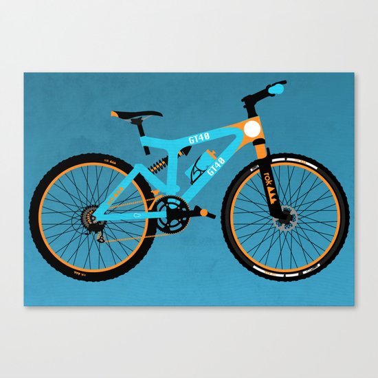 Mountain Bike Canvas Print