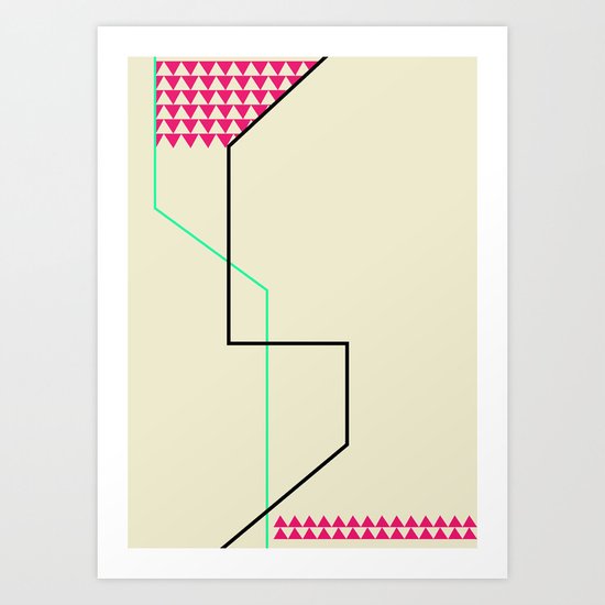 Triangles Art Print