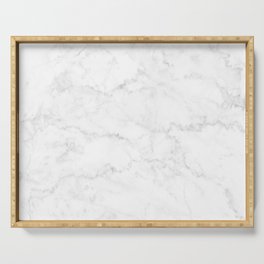 White luxury faux marble Serving Tray