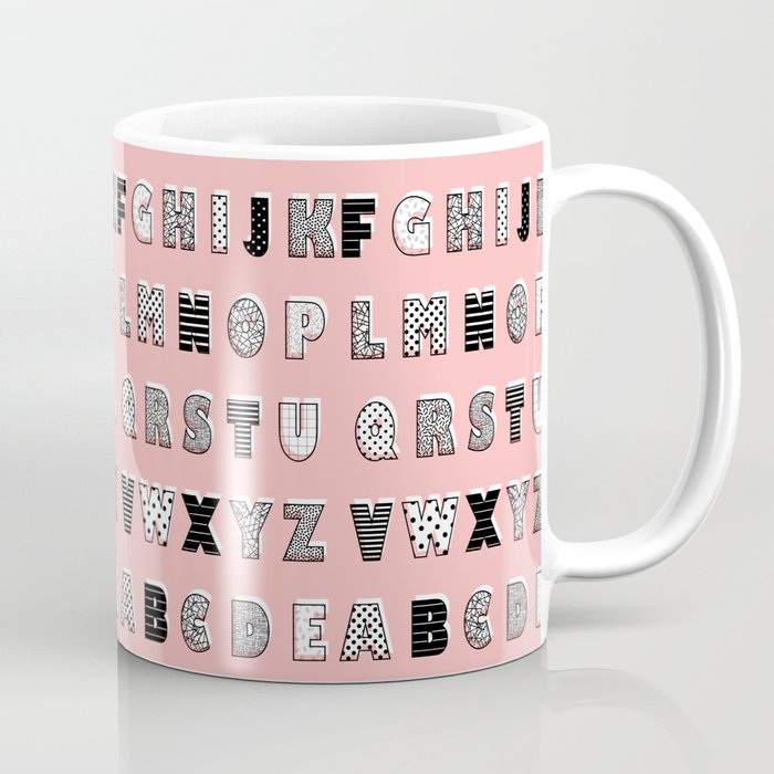 ABC Pink Coffee Mug