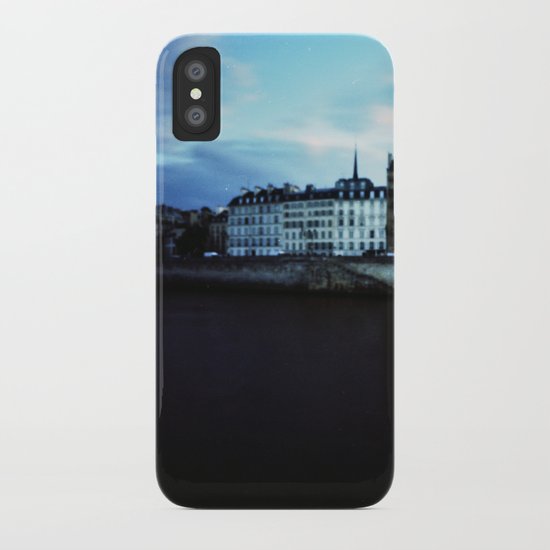 Paris at Dusk: Ile de la Cite iPhone Case