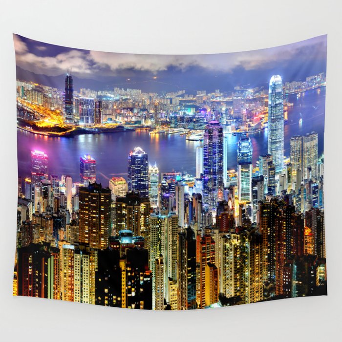 Skyline tapestry deals