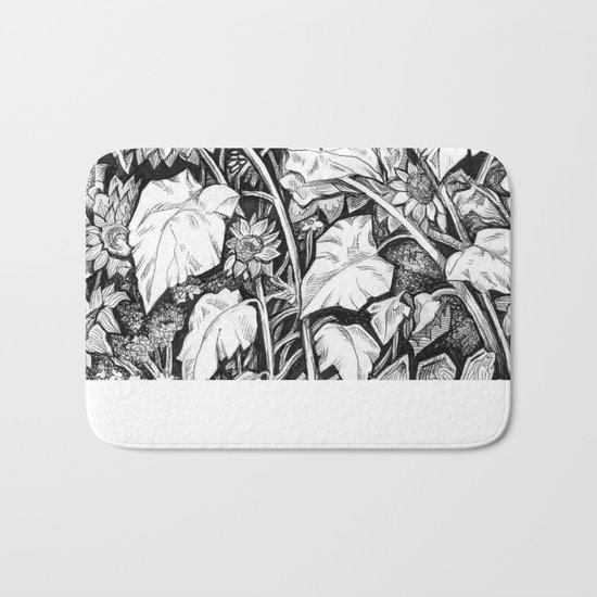 Sunflowers Bath Mat