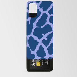 Blue Giraffe Print Android Card Case