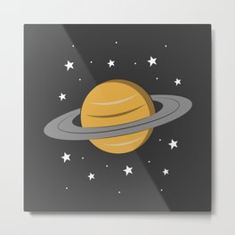 Planet Saturn Metal Print | Noche, Night, Planeta, Espacio, Sistemasolar, Digital, Space, Neptuno, Stars, Venus 