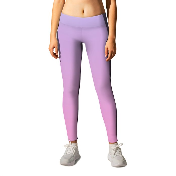 Pink and Purple Sunset Inspired Color Gradient Leggings by Kelly Gigi ...