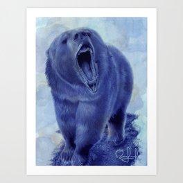 So bear your teeth Art Print