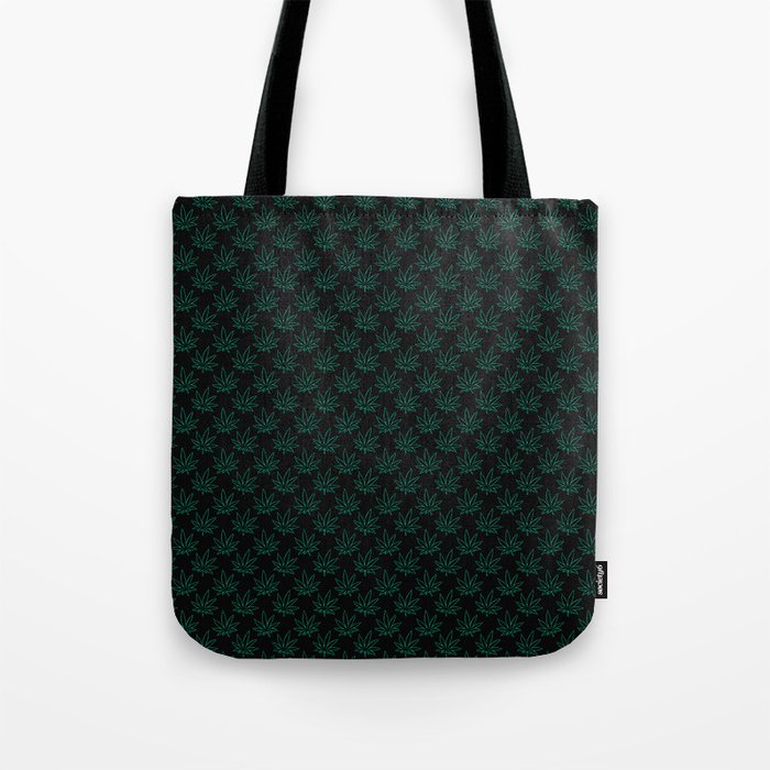 Weed Pattern 420 (outlines) Tote Bag
