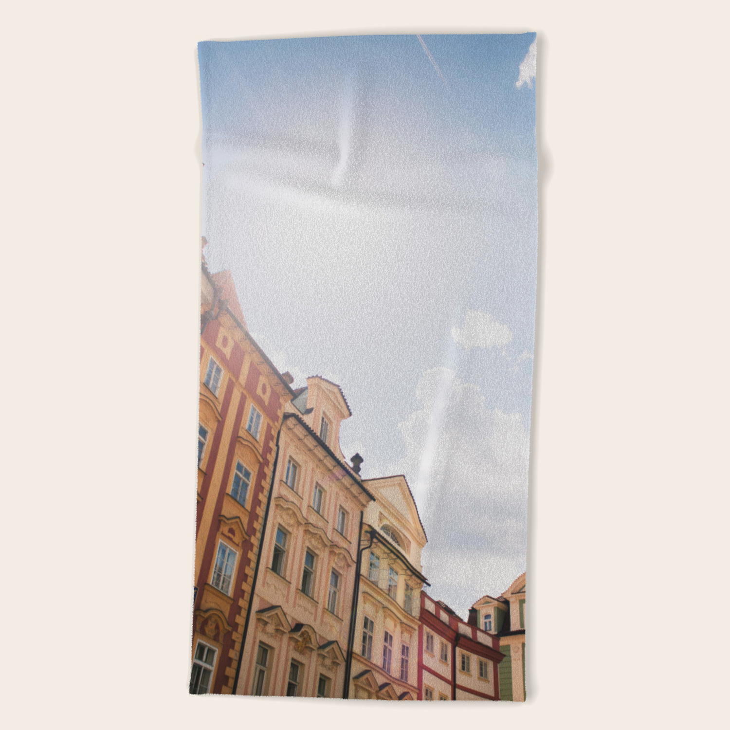 Old Town Square Prague Beach Towel By Kameronwalsh Society6