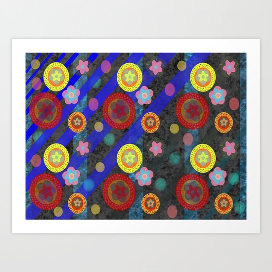 Buttons and Bobs Art Print
