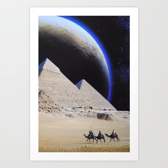 When Cameron was in Egypt's Land Art Print