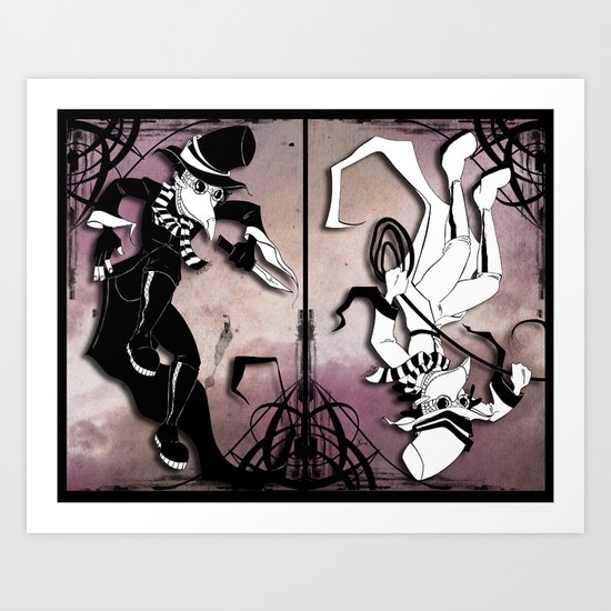 spy vs. spy Art Print