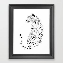 The Ghost of Mountains - Animal - Nature - Beast Big Cat Leopard Framed Art Print