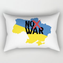 Ukraine No War Rectangular Pillow