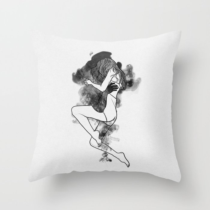 Infinity's edge of happiness. Throw Pillow