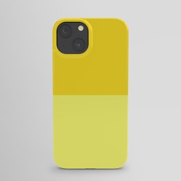 Banana Custard Color Block iPhone Case