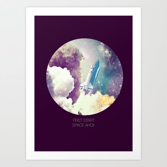 up to Space! Art Print