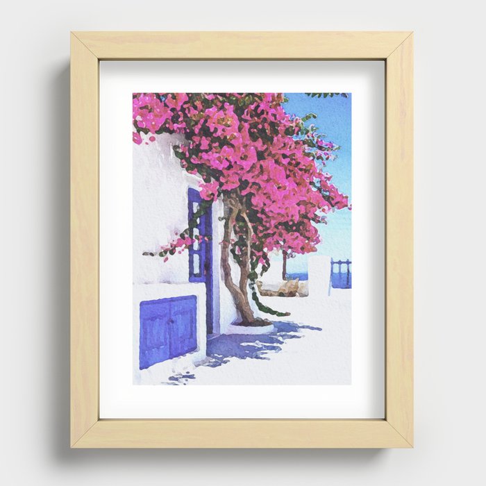 Santorini, Greece #15 Recessed Framed Print