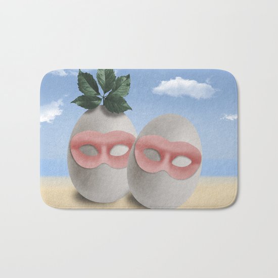 TRIBUTE TO R.M. (surreal abstract) Bath Mat