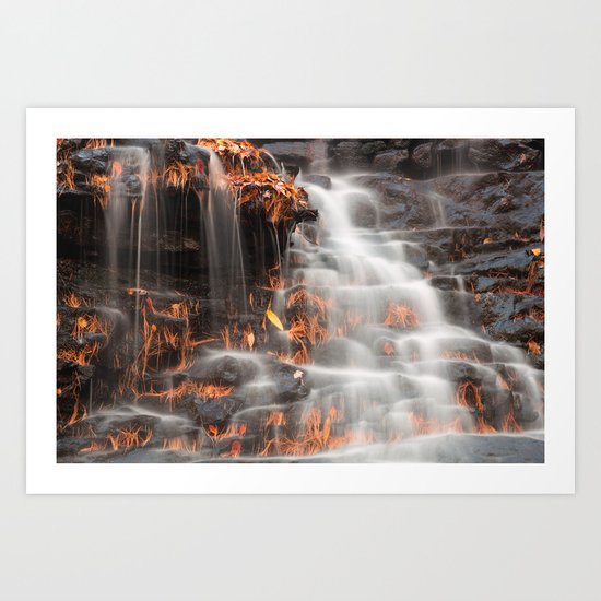 Shades of Death Waterfall Art Print