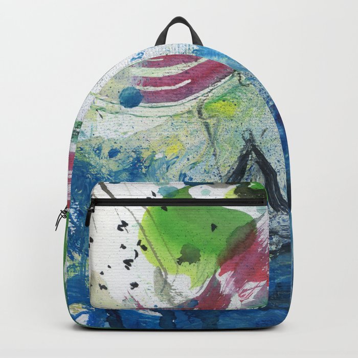 abstract landscape N.o 1 Backpack