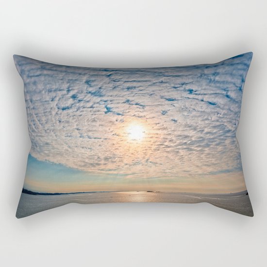 Saint-Malo Sunset Rectangular Pillow