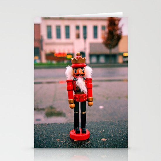 Sidewalk nutcracker Stationery Cards