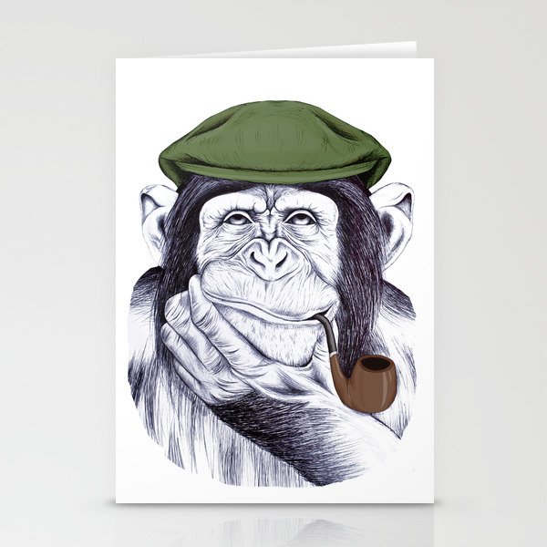 Wise Mr. Chimp Stationery Cards