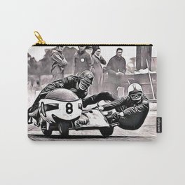 Sidecar racing Carry-All Pouch | Vinales, Biaggi, Motorbike, Graphicdesign, Sidecar, Motorsport, Endurance, Hipster, Motogp, Vintage 