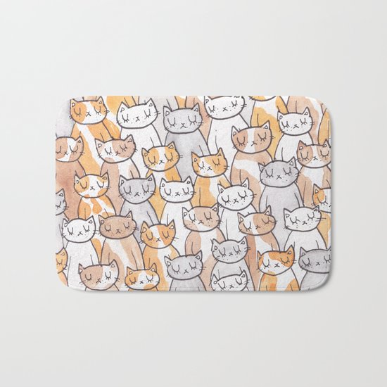 Sleepy Cats Bath Mat