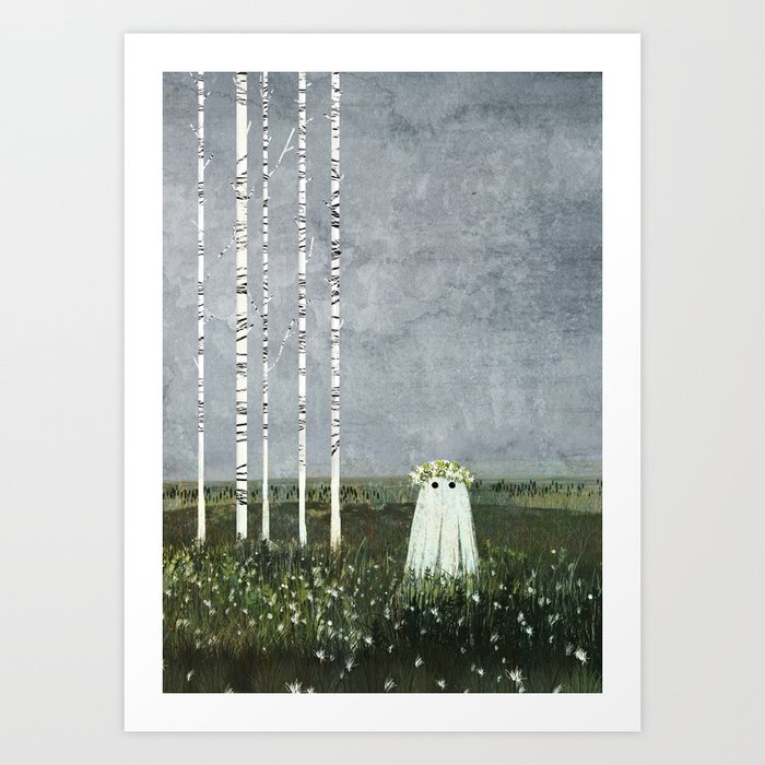 Princess Cottongrass Art Print