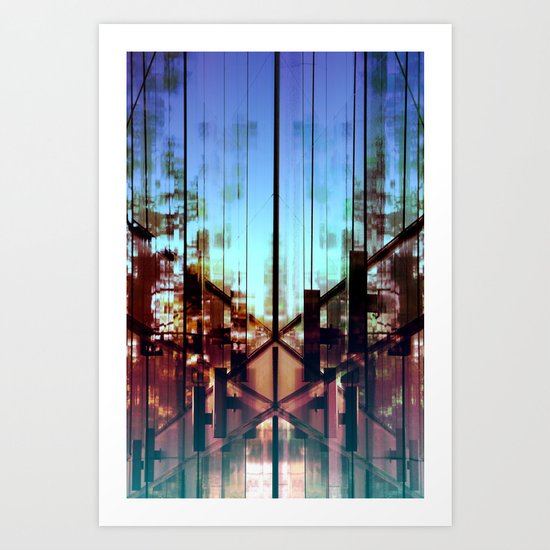 Flipped On - Abstract Geometry Photo Art Print