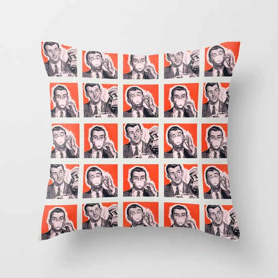 Coffee: Pour, Drink, Repeat Throw Pillow