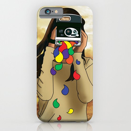 Polaroid Girl iPhone & iPod Case