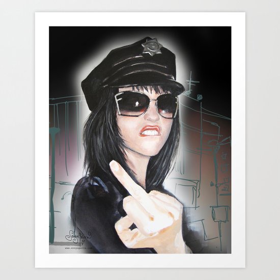 NYPD Rebel Art Print