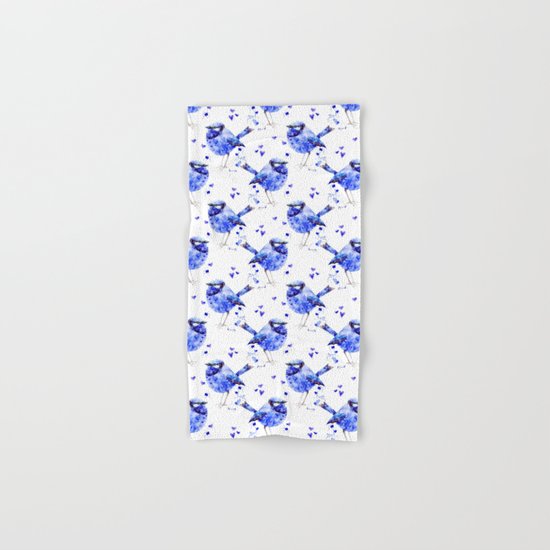 Little blue bird Hand & Bath Towel