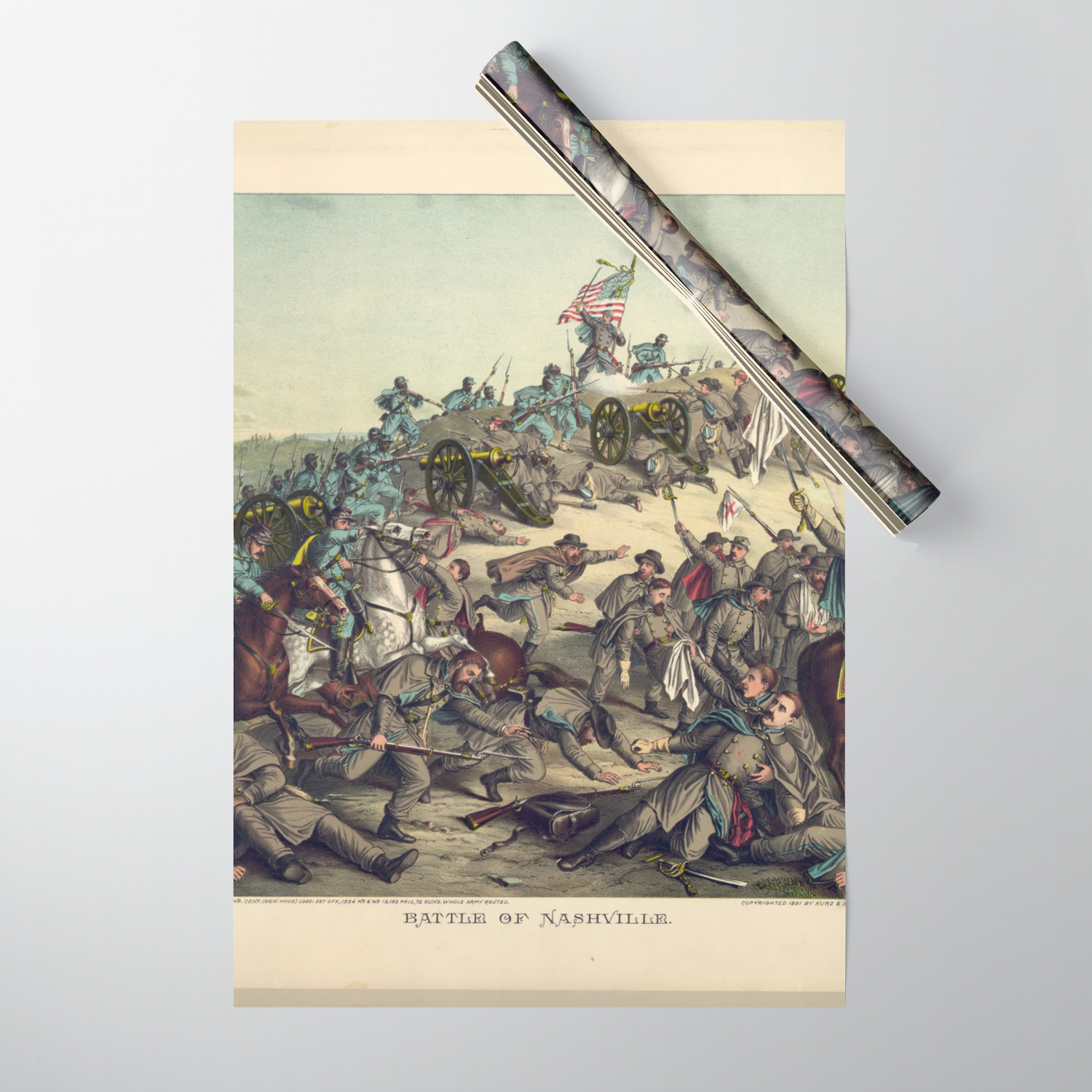 Civil War Battle Of Nashville December 15 16 1864 Wrapping Paper