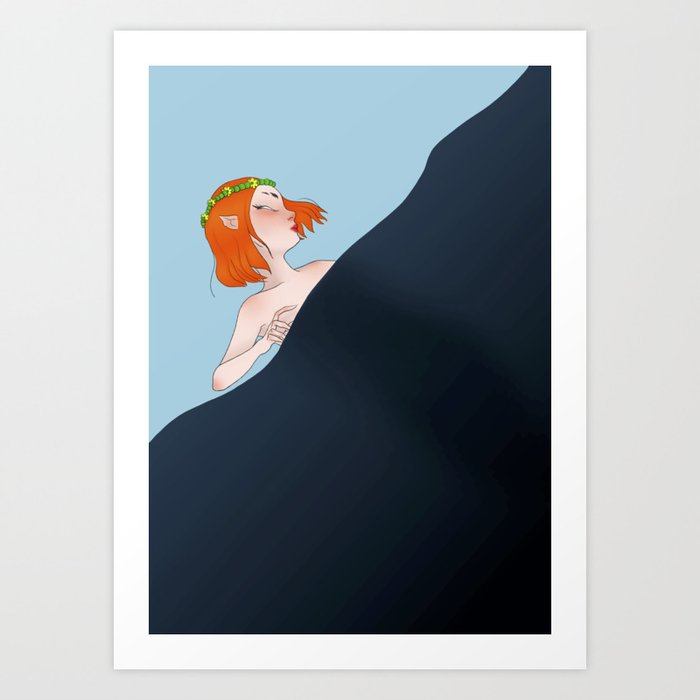 Drowning Art Print By Iamsough Society6