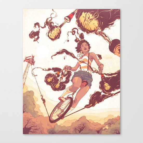 Trickle Down Effect Canvas Print
