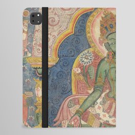 Buddhist Green Tara Thangka iPad Folio Case