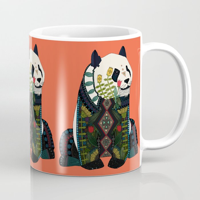 panda orange Coffee Mug