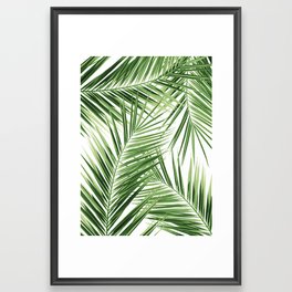 Palm Leaves Pattern Dream #1 #tropical #wall #decor #art #society6 Framed Art Print