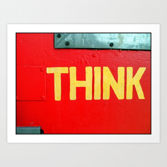 Fine Art Photograph Called Think Art Print