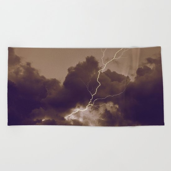 Turbulence Beach Towel