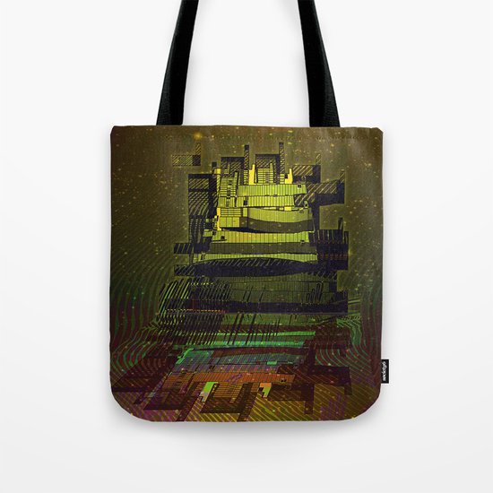 Building 08-07-16 / COSMIC MIRROR at NIGHT Tote Bag