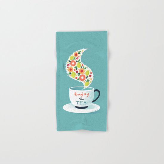 Enjoy the Tea Hand & Bath Towel