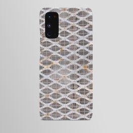Rusty white industrial grating. Android Case